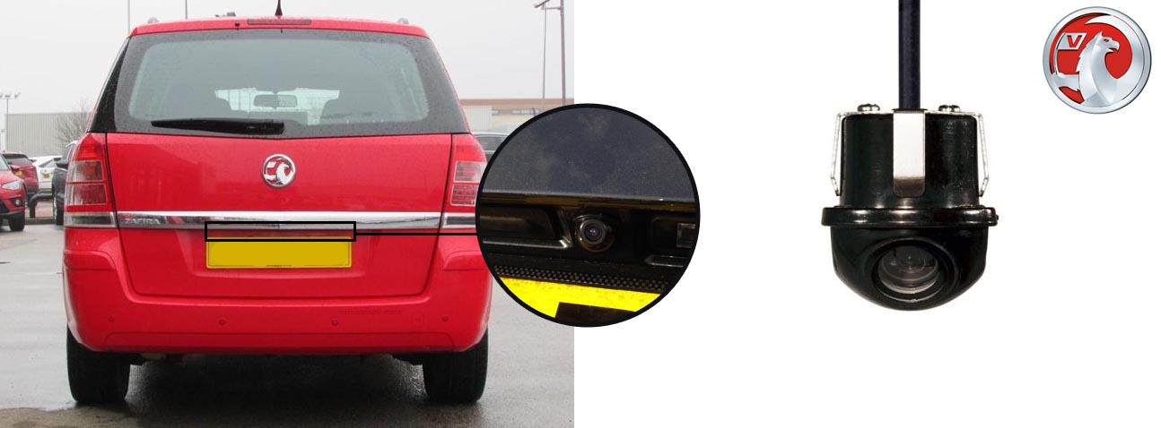 Zafira reversing rear view camera